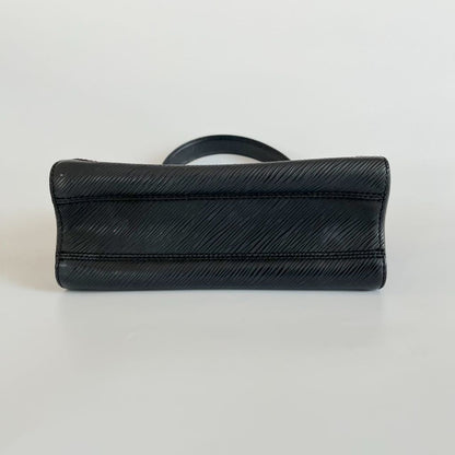 Louis Vuitton Black Epi Leather Twist MM Shoulder Bag