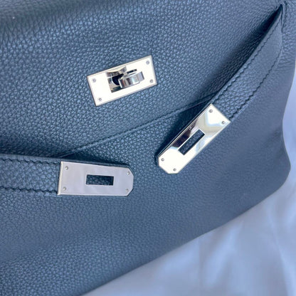 Hermès Kelly 28 Togo Black Leather Bag