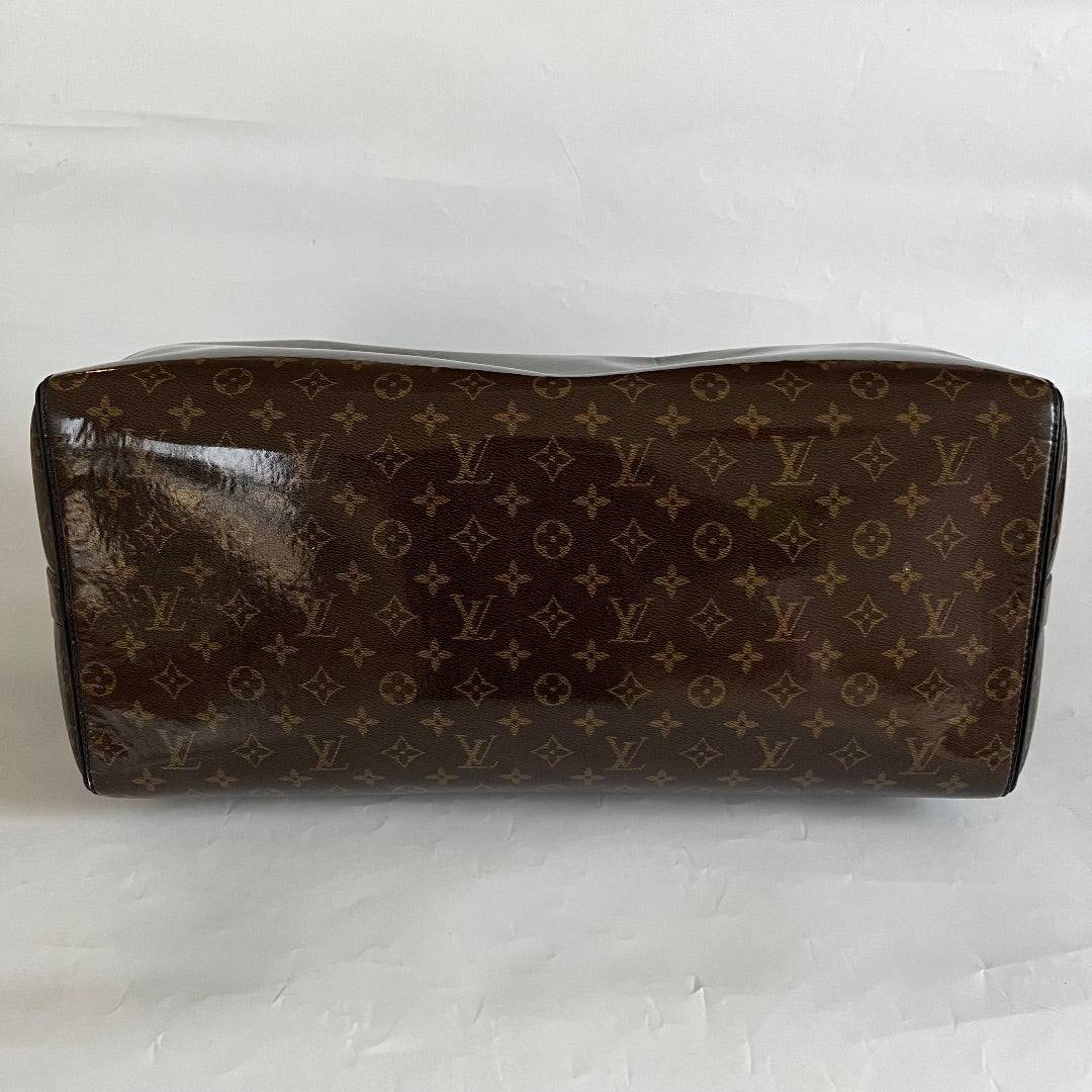 Louis Vuitton Keepall Bandoulière 50 Monogram Glaze Canvas Travel Bag