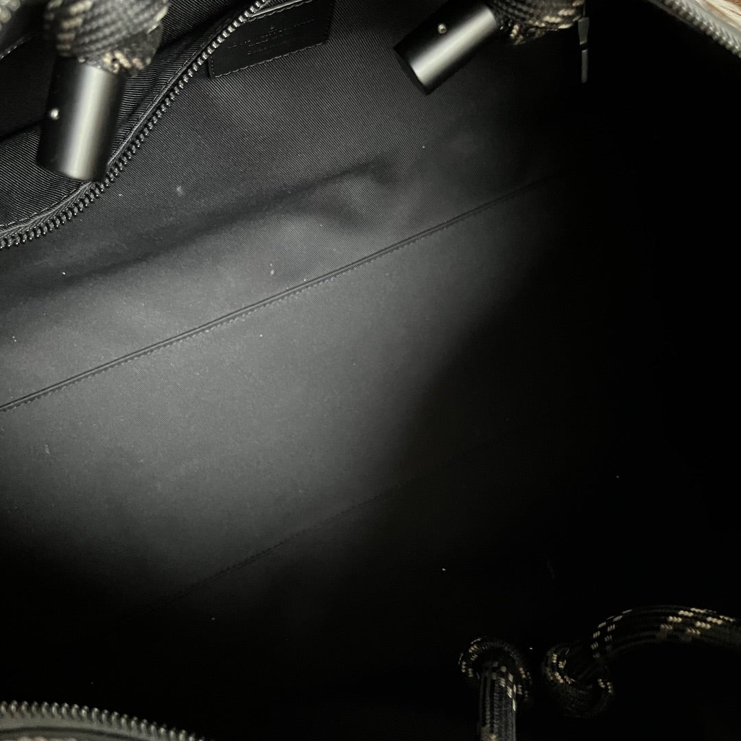 Louis Vuitton Keepall Bandoulière 50 Monogram Glaze Canvas Travel Bag