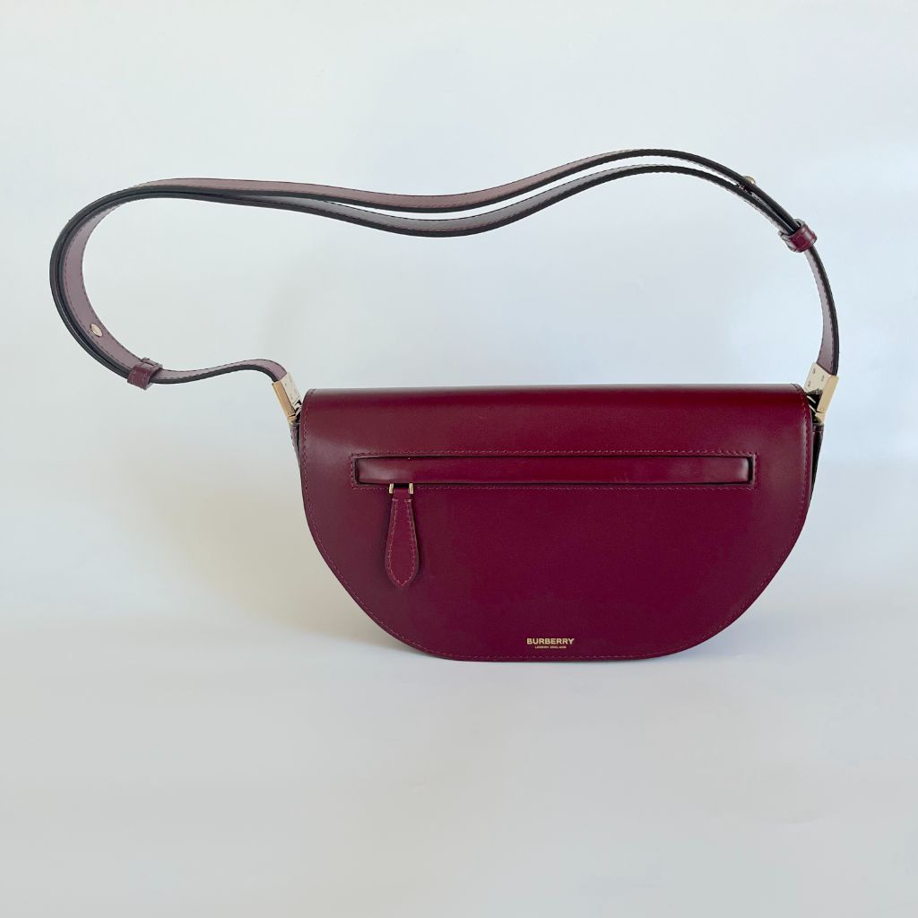 Burberry Leather Small Olympia Bag