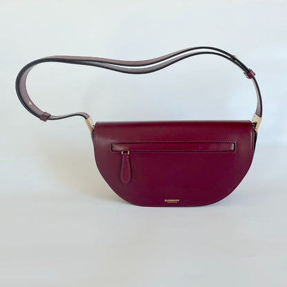 Burberry Leather Small Olympia Bag