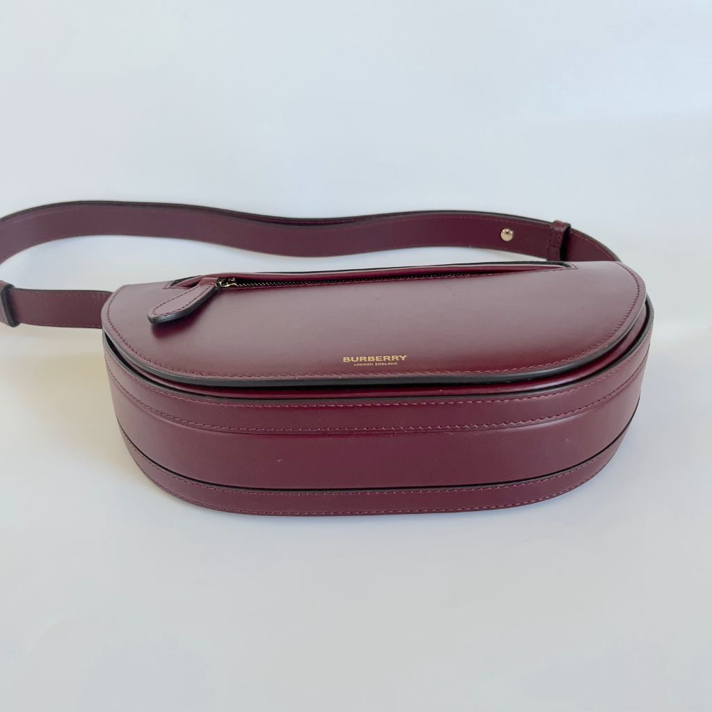 Burberry Leather Small Olympia Bag
