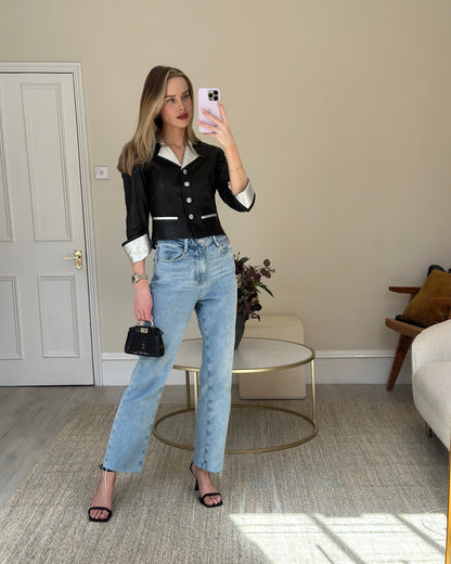 *FIRE PRICE* Fendi Black Exotic Micro Mini Peekaboo Bag with Silver Hardware