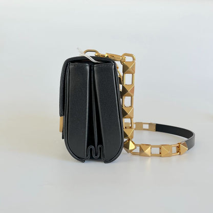 Valentino Vlogo Signature Leather Shoulder Bag