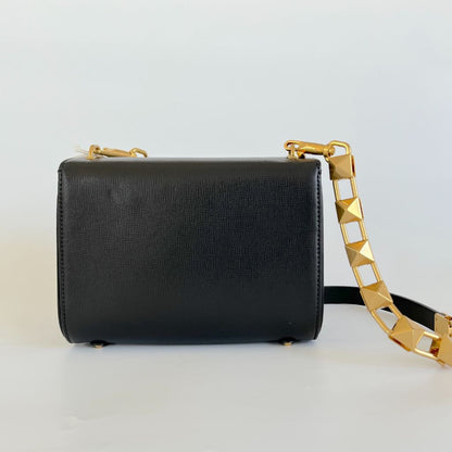 Valentino Vlogo Signature Leather Shoulder Bag