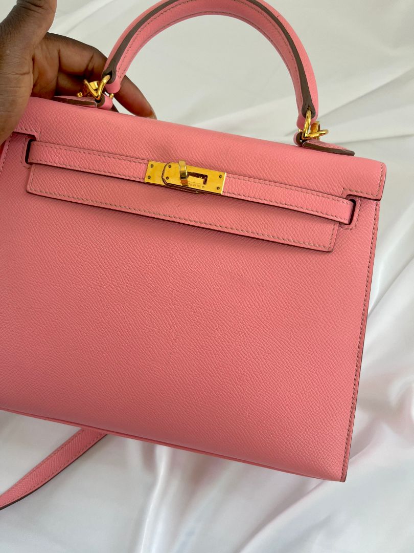 Hermès Kelly Epsom 25 Bag with gold-tone hardware