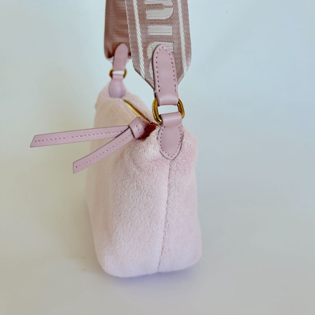Miu Miu Terry Cloth Pink Bag