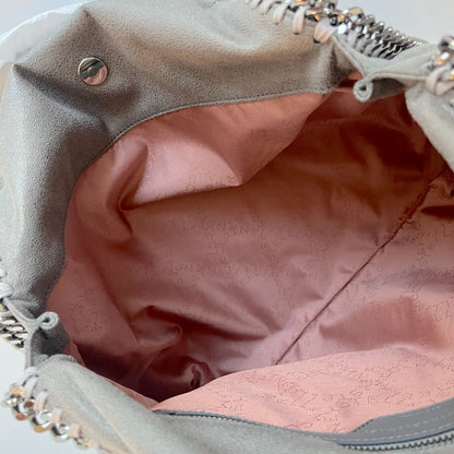 Stella McCartney Large Grey Faux Leather Falabella Bag