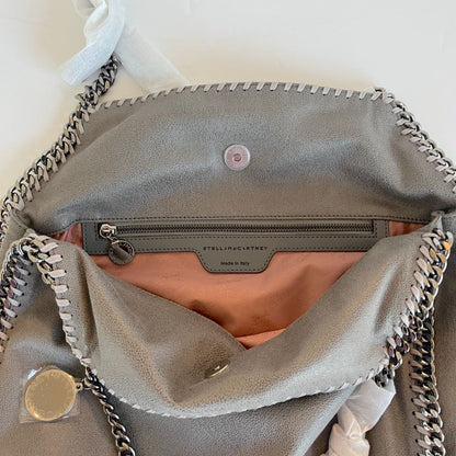 Stella McCartney Large Grey Faux Leather Falabella Bag