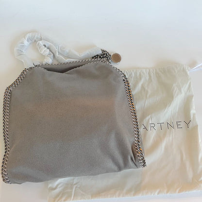 Stella McCartney Large Grey Faux Leather Falabella Bag