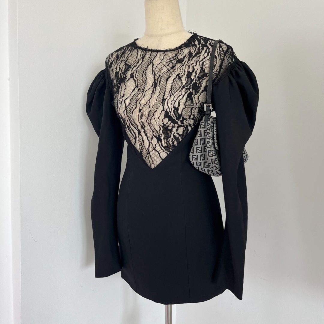 Fendi FF Zucca Vintage Baguette Flap Bag