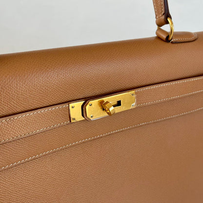 Hermès  Sellier Kelly 35 Gold Bag