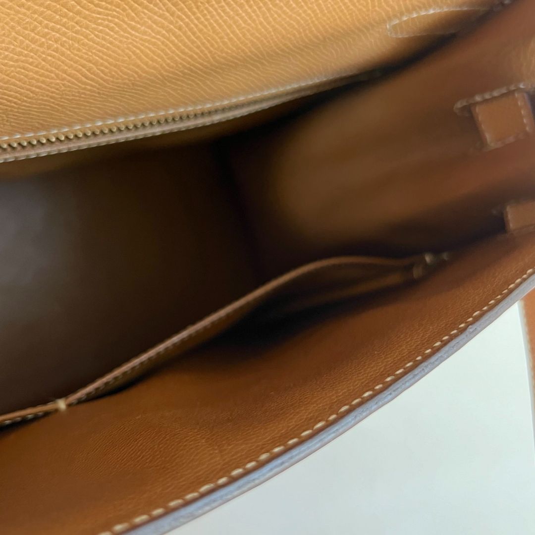 Hermès  Sellier Kelly 35 Gold Bag