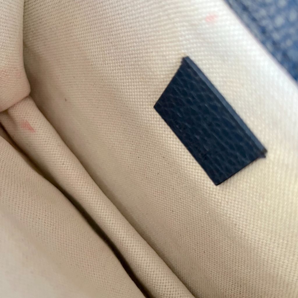 Gucci Navy Blue Leather Small Dionysus shoulder bag