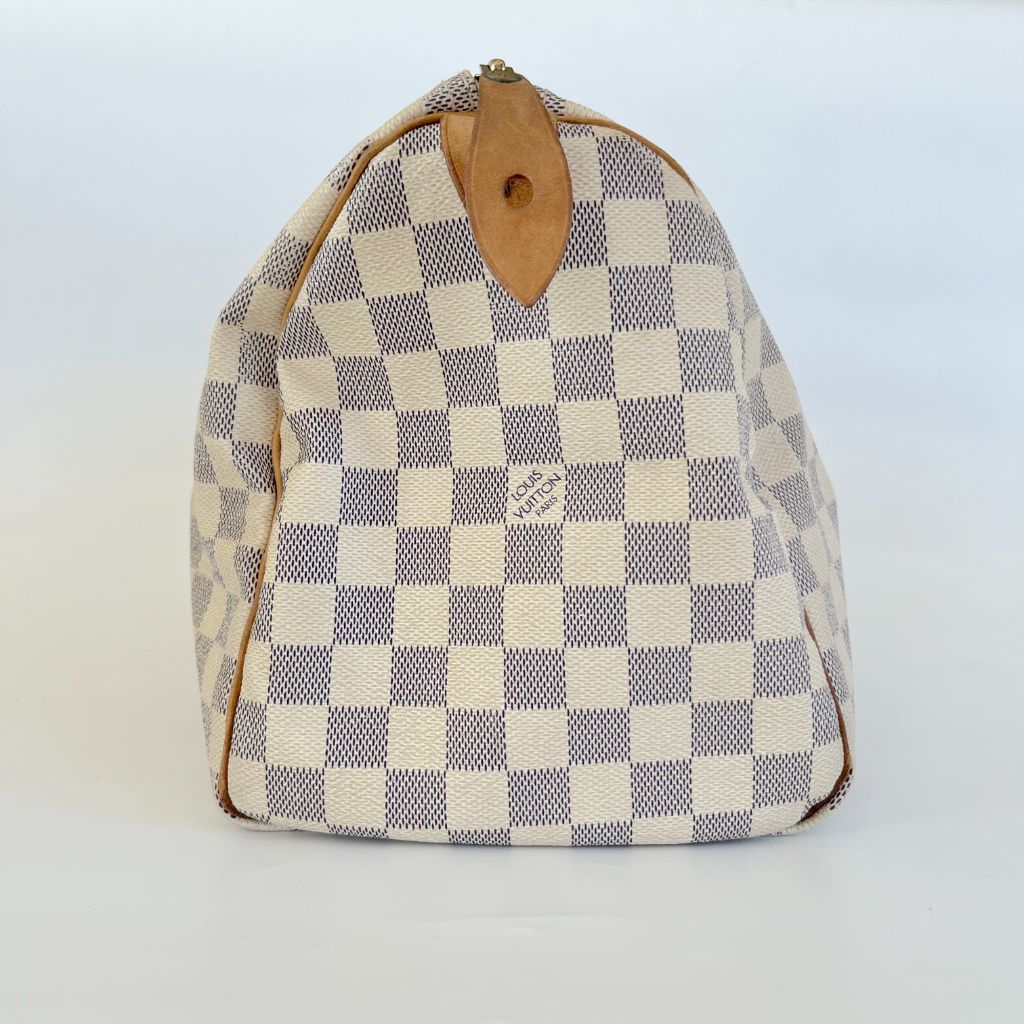 Louis Vuitton Azur Damier 30 Speedy Vintage Bag