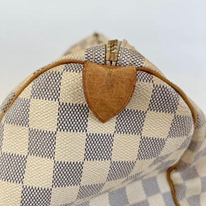 Louis Vuitton Azur Damier 30 Speedy Vintage Bag