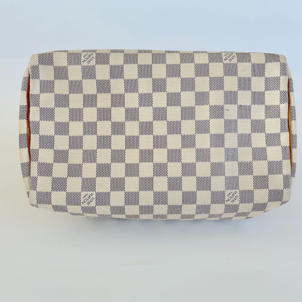 Louis Vuitton Azur Damier 30 Speedy Vintage Bag