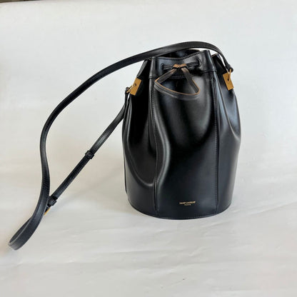 Saint Laurent Talitha Medium Leather Bucket Bag