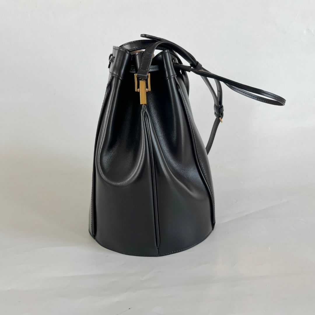 Saint Laurent Talitha Medium Leather Bucket Bag