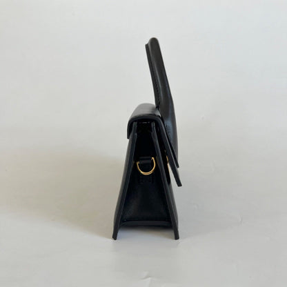 Jacquemus Le Chiquito Long Black Bag in Leather