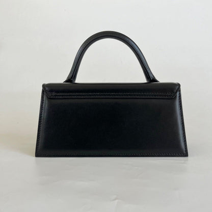Jacquemus Le Chiquito Long Black Bag in Leather