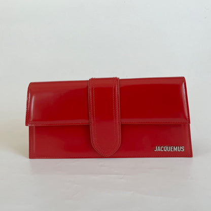 Jacquemus Le Bambino Red long shoulder bag