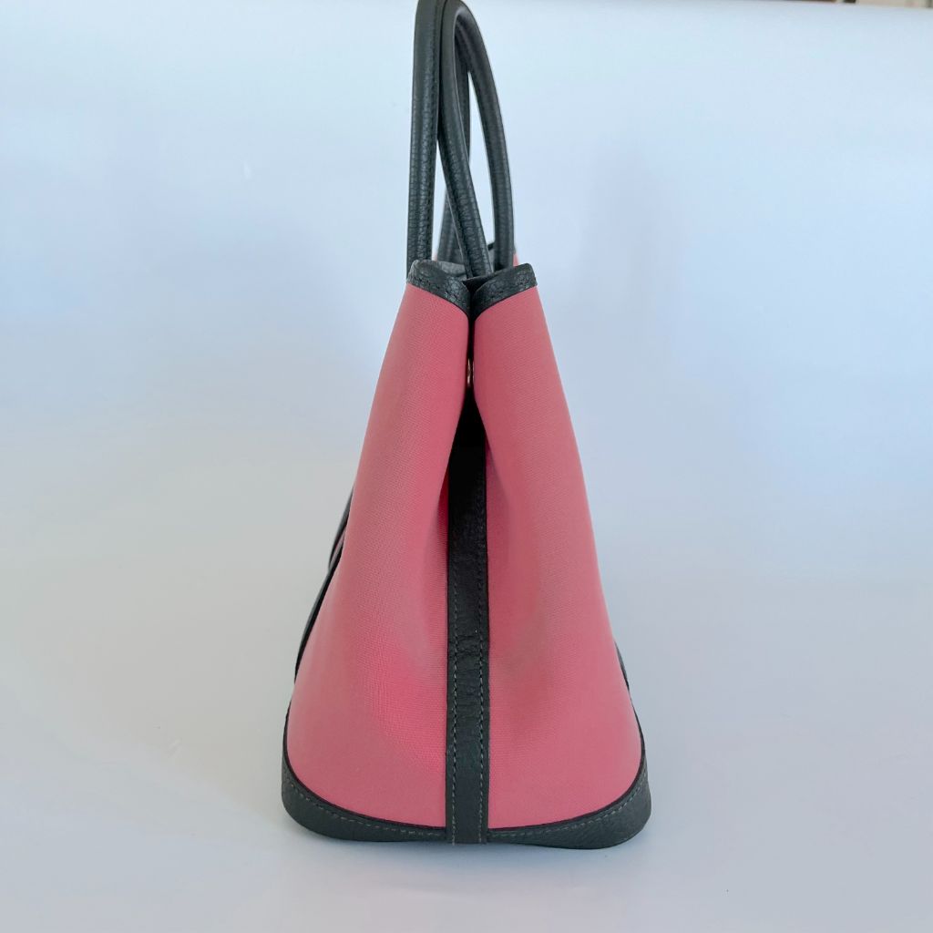 Hermes Canvas and Negonda Leather Garden Party TPM Bag