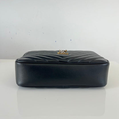 Saint Laurent Lou Camera Shoulder Bag in Quilted Leather