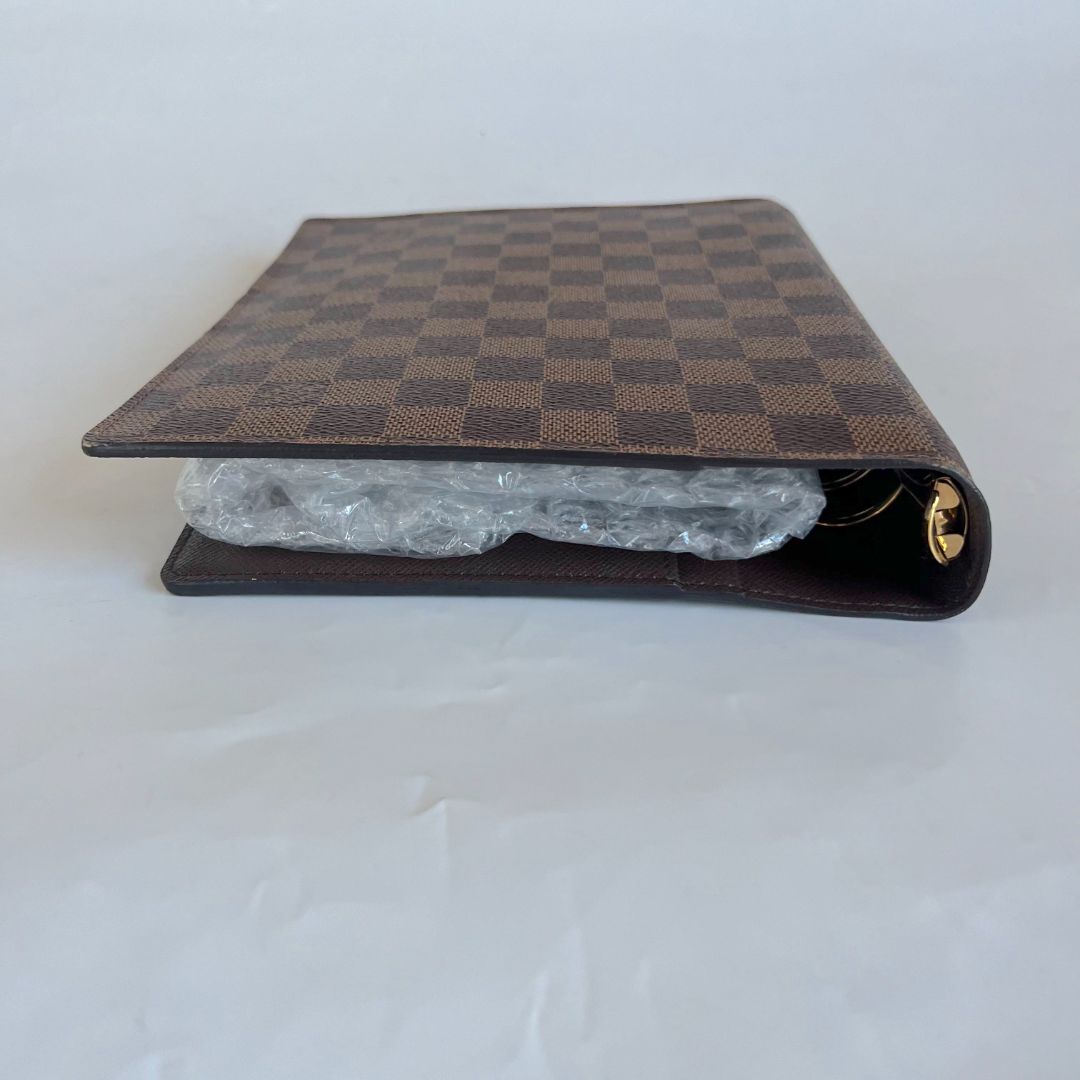 Louis Vuitton Damier Brown Large Ring Agenda Cover