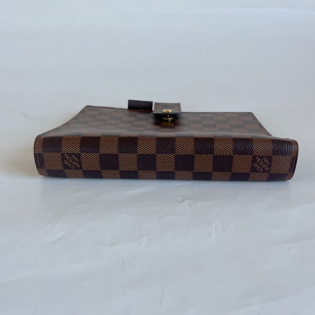 Louis Vuitton Damier Brown Large Ring Agenda Cover