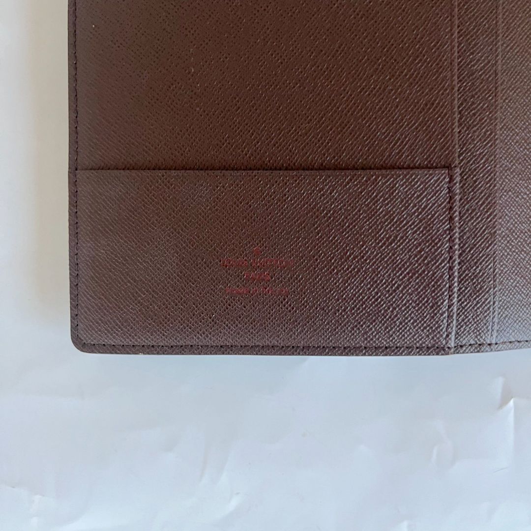 Louis Vuitton Damier Brown Large Ring Agenda Cover