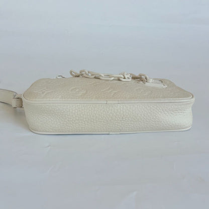 Louis Vuitton White Monogram Taurillon Volga