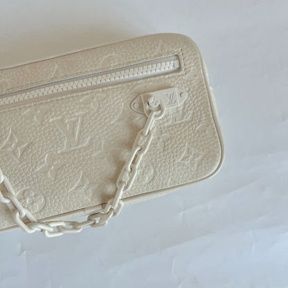 Louis Vuitton White Monogram Taurillon Volga