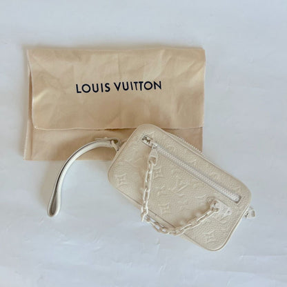 Louis Vuitton White Monogram Taurillon Volga