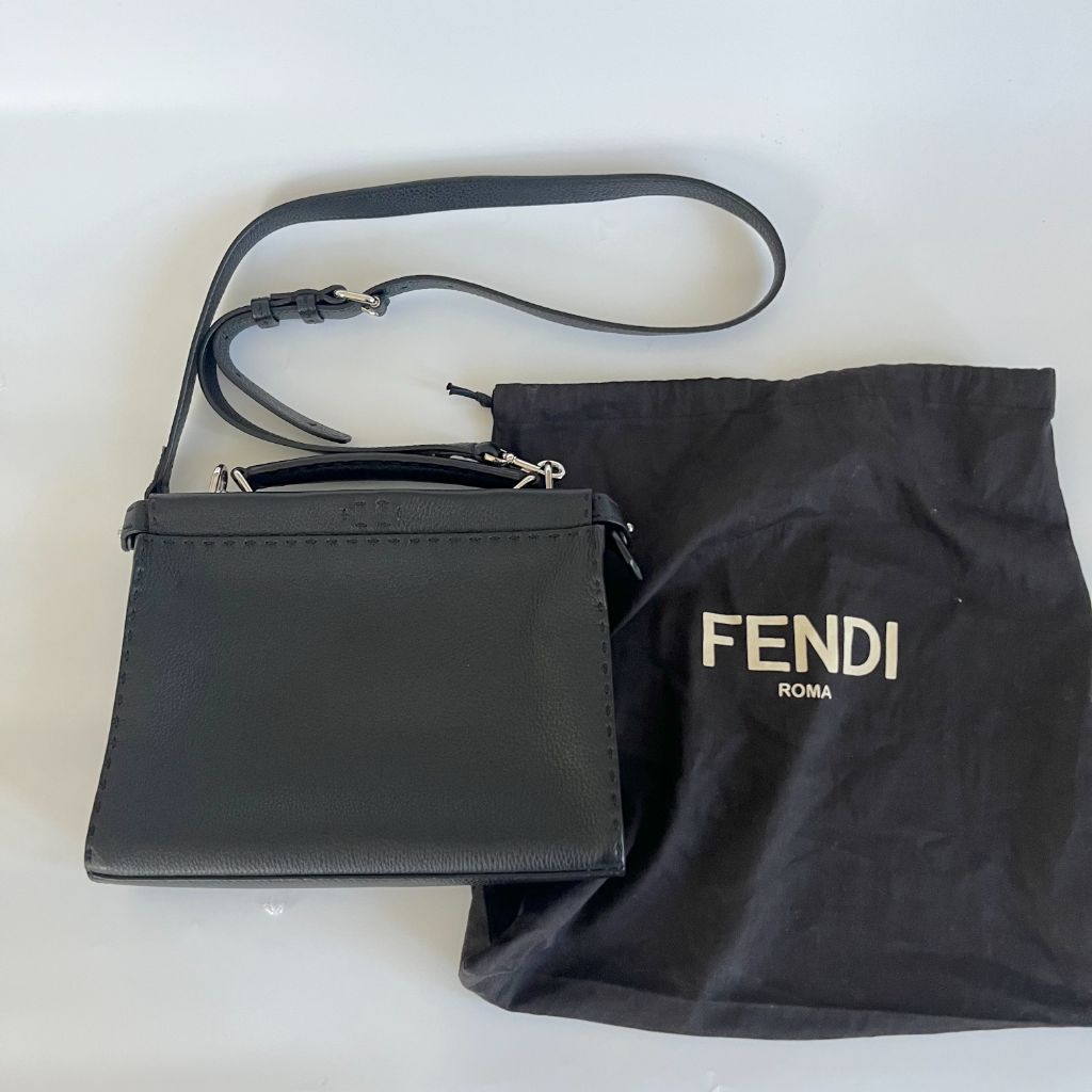 Fendi Peekaboo Selleria Leather Tote bag