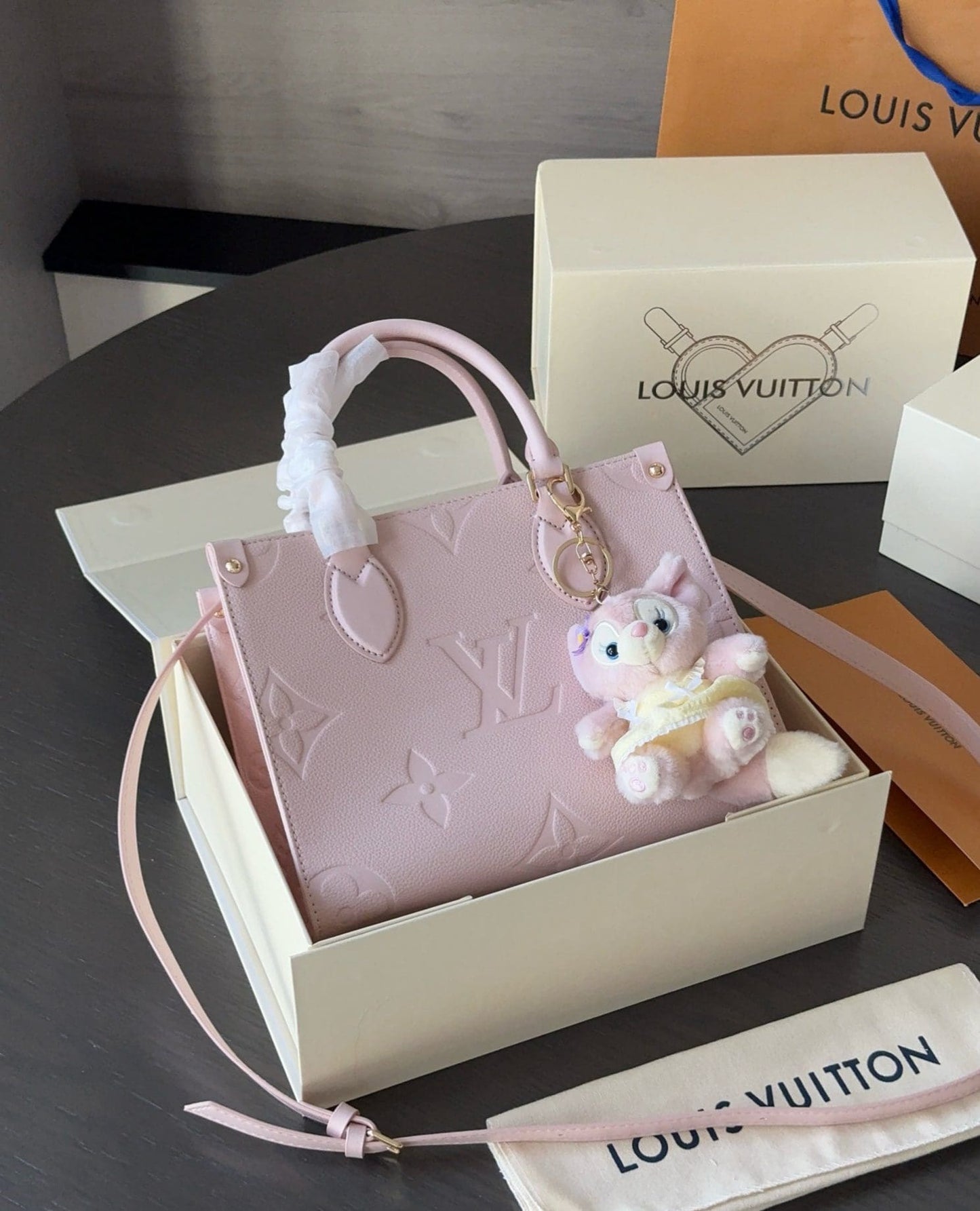 Louis Vuitton Monogram Casual Style Street Style 2WAY Leather Party Style