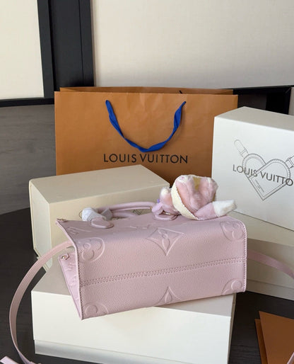 Louis Vuitton Monogram Casual Style Street Style 2WAY Leather Party Style