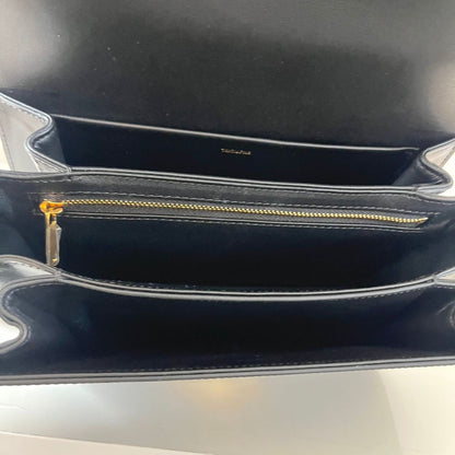 Celine Triomphe Classic black Flap Bag