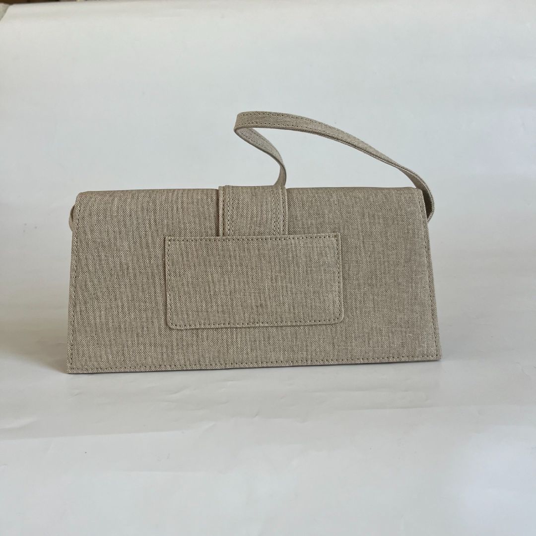 Jacquemus Le Grand Bambino woven-blend top-handle bag