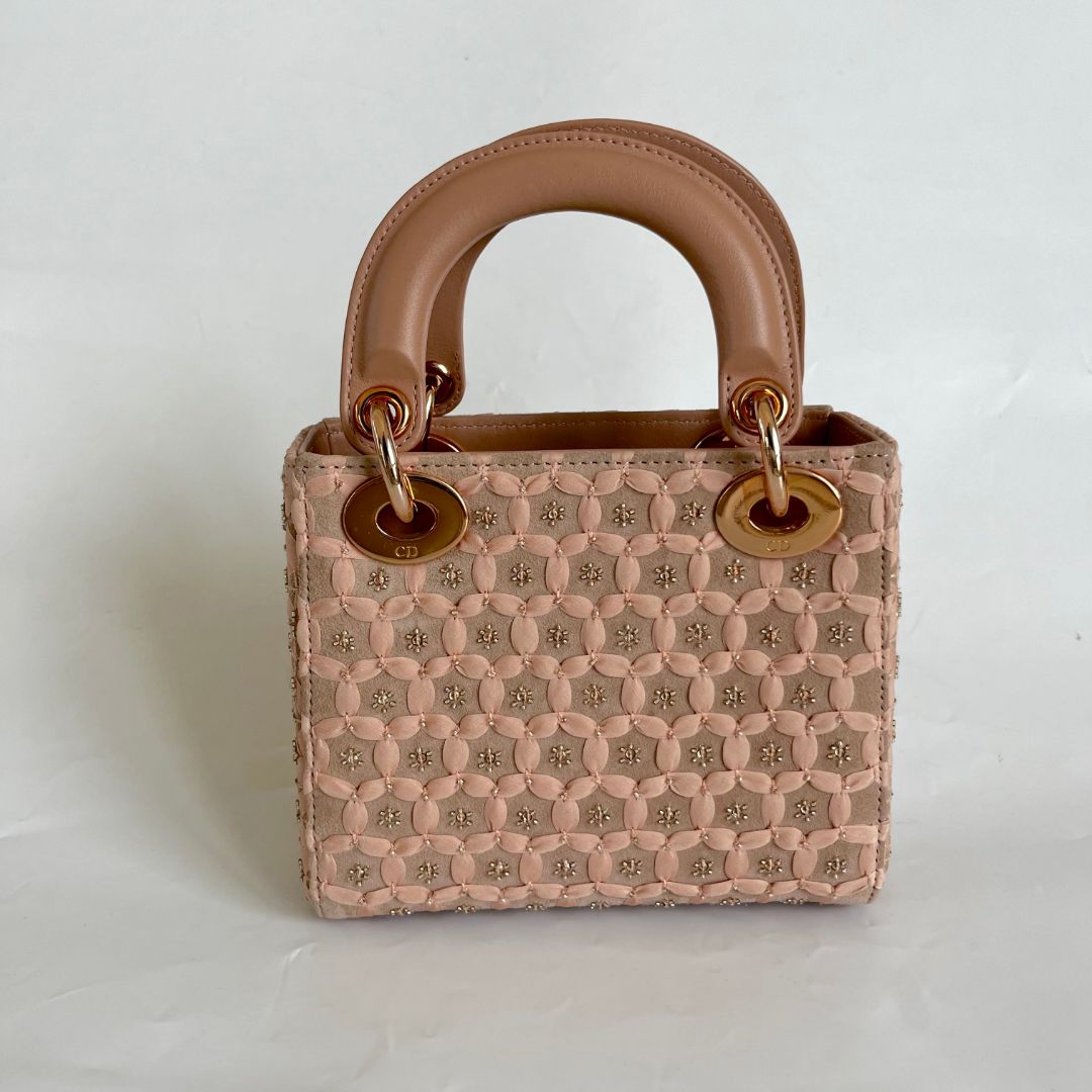 Lady Dior Mini Floral Print Bag