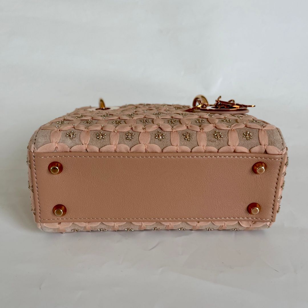 Lady Dior Mini Floral Print Bag