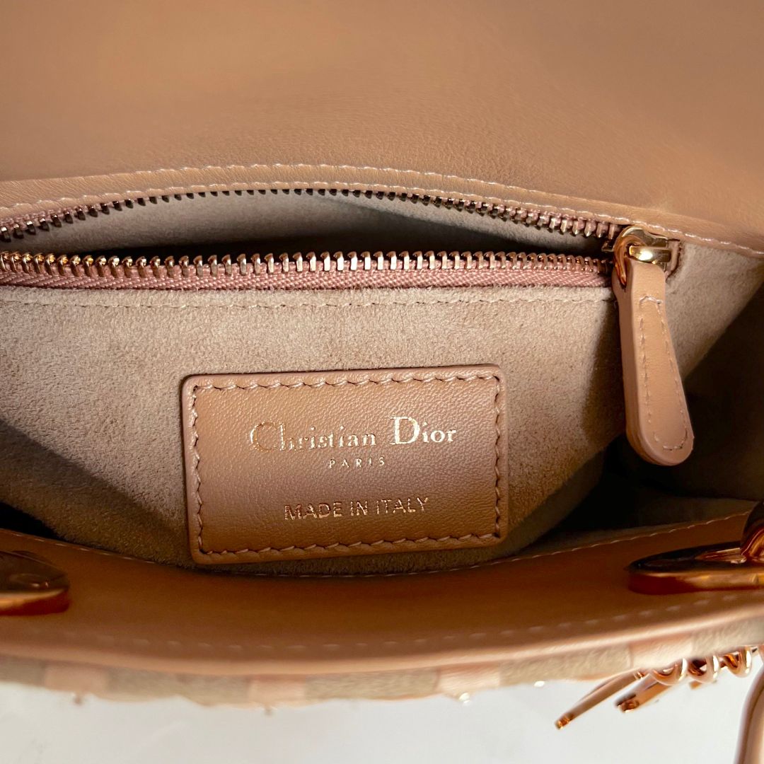 Lady Dior Mini Floral Print Bag