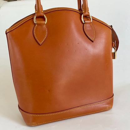 Louis Vuitton Caramel Nomade Leather Vertical Lockit Bag