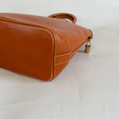 Louis Vuitton Caramel Nomade Leather Vertical Lockit Bag
