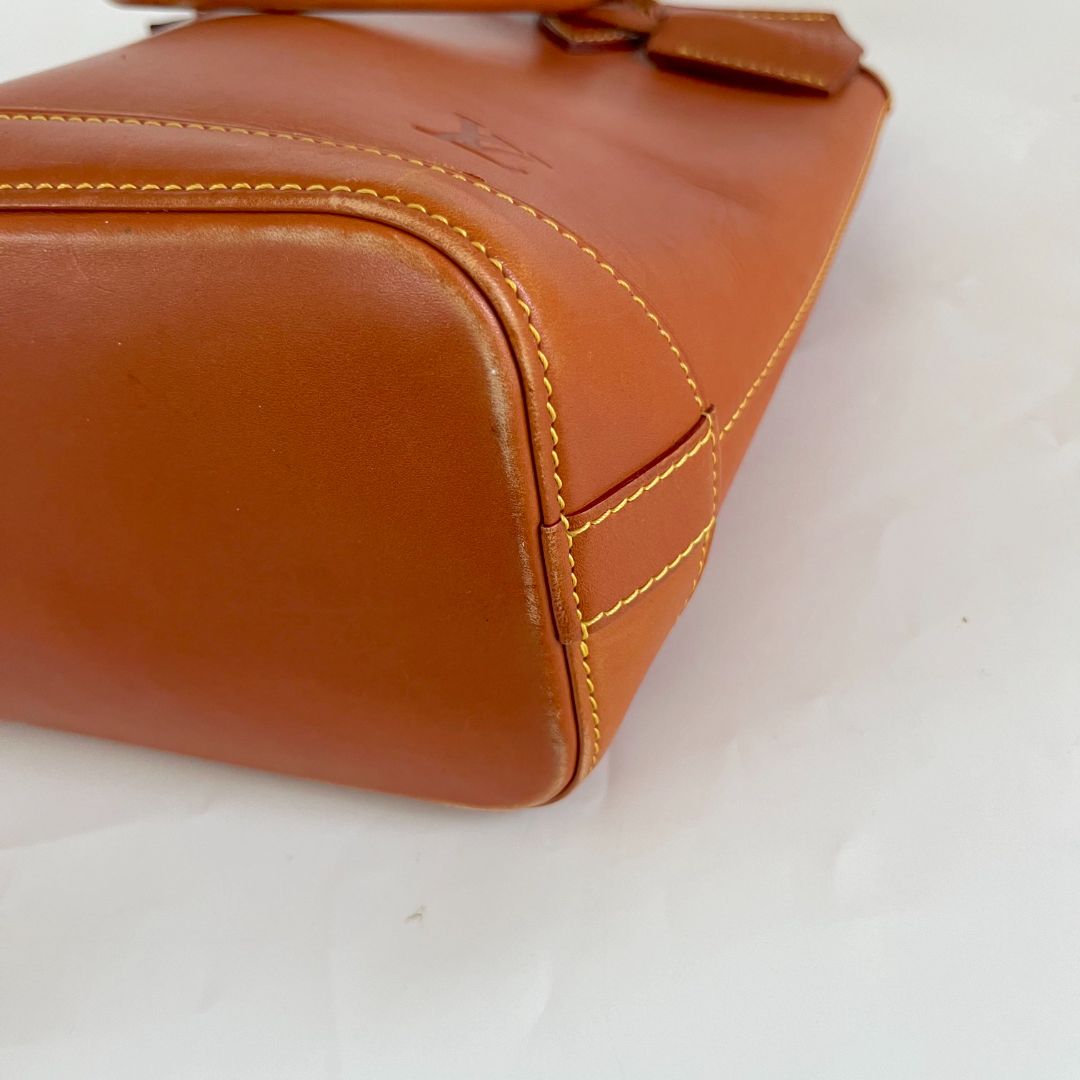 Louis Vuitton Caramel Nomade Leather Vertical Lockit Bag