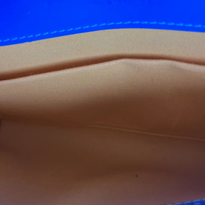 Goyard Blue Goyardine Coated Canvas and Leather Monte Carlo Bois Clutch