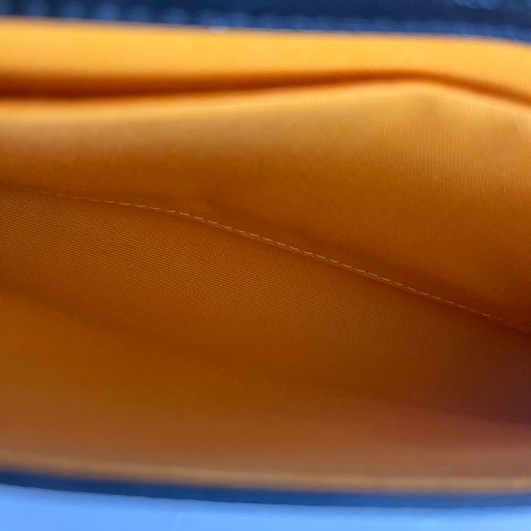 Goyard Black Goyardine Coated Canvas and Leather Monte Carlo Bois Small Clutch