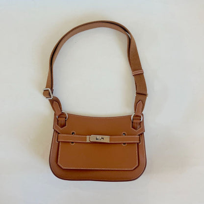 Hermès Evercolor Mini Jypsiere Gold Crossbody Bag