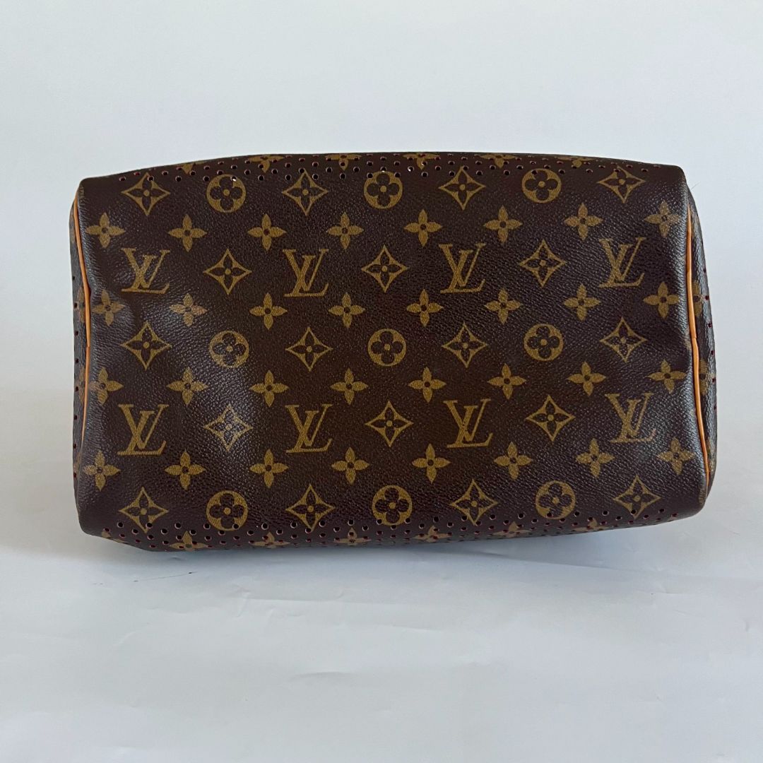 Louis Vuitton Fuscia Monogram Perforated Canvas Limited Edition Speedy 30 Bag